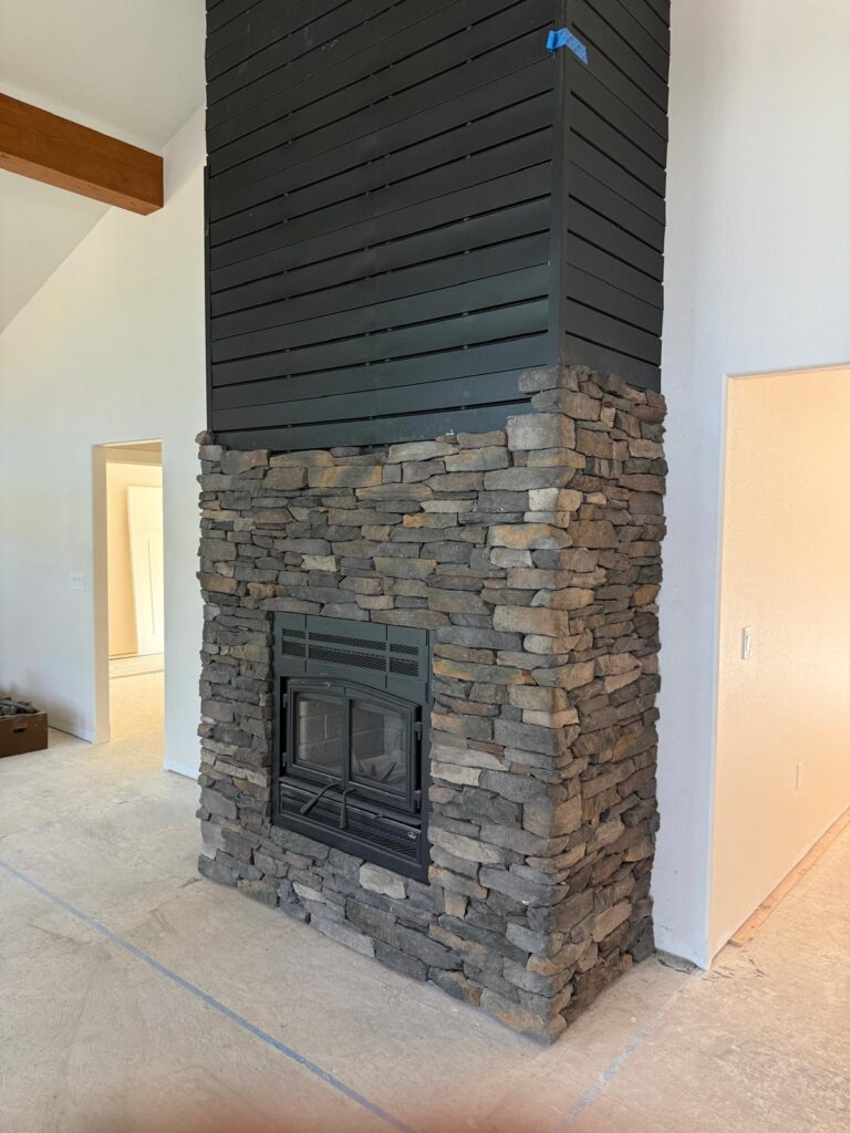 Fireplace with more progress4