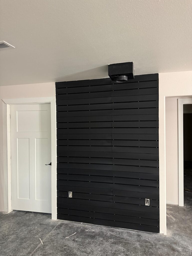 Wall with panels attached2